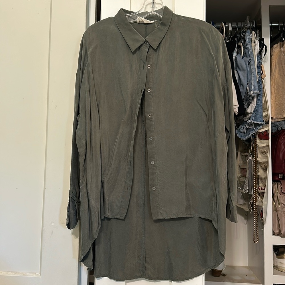 Oversized women’s button up